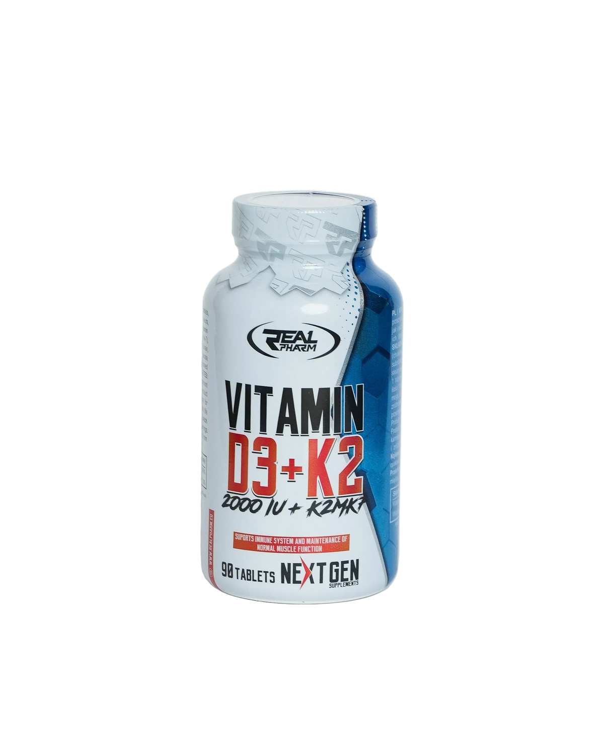 REAL PHARM VITAMIN D3 + K2 – Daily Bone & Immune Support
