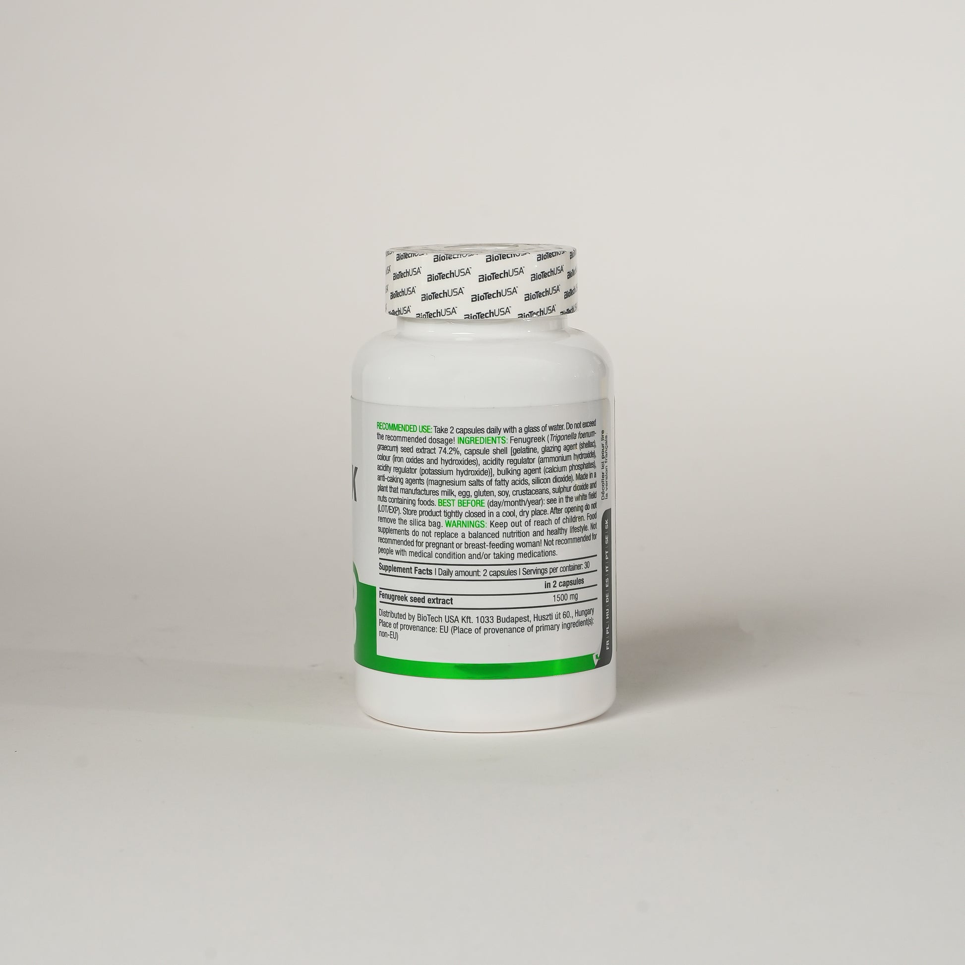 BioTechUSA Fenugreek – 60 Capsules