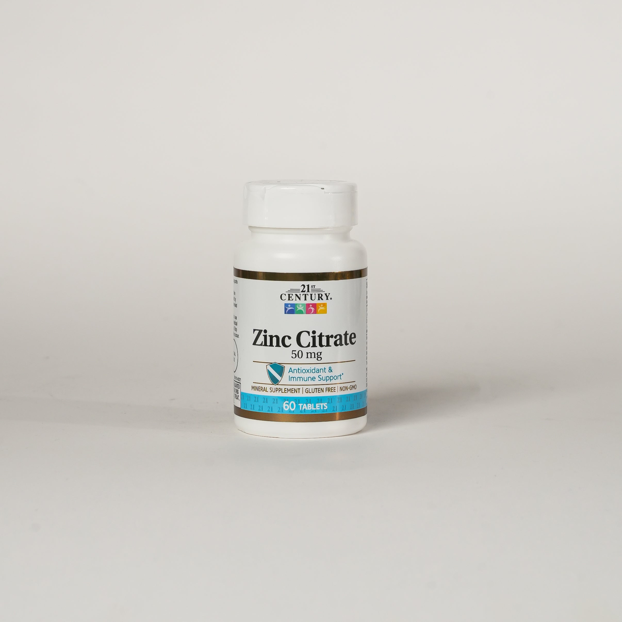 21st Century Zinc Citrate 50mg – 60 Tablets