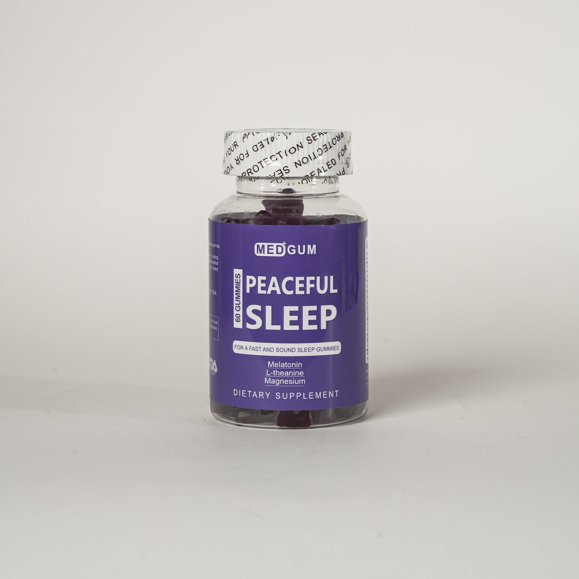 MEDGUM Peaceful Sleep Gummies – 60 Count