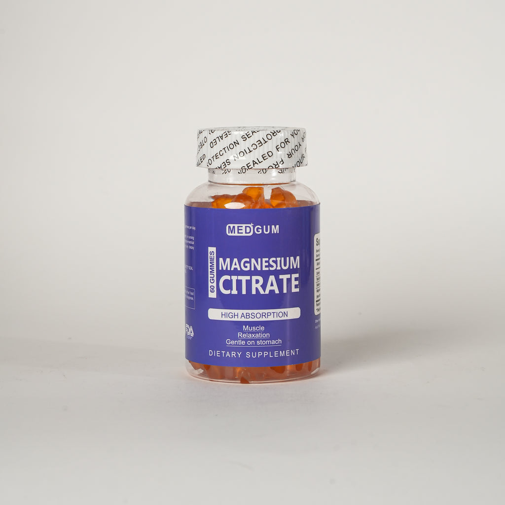 MEDGUM Magnesium Citrate Gummies – 60 Count