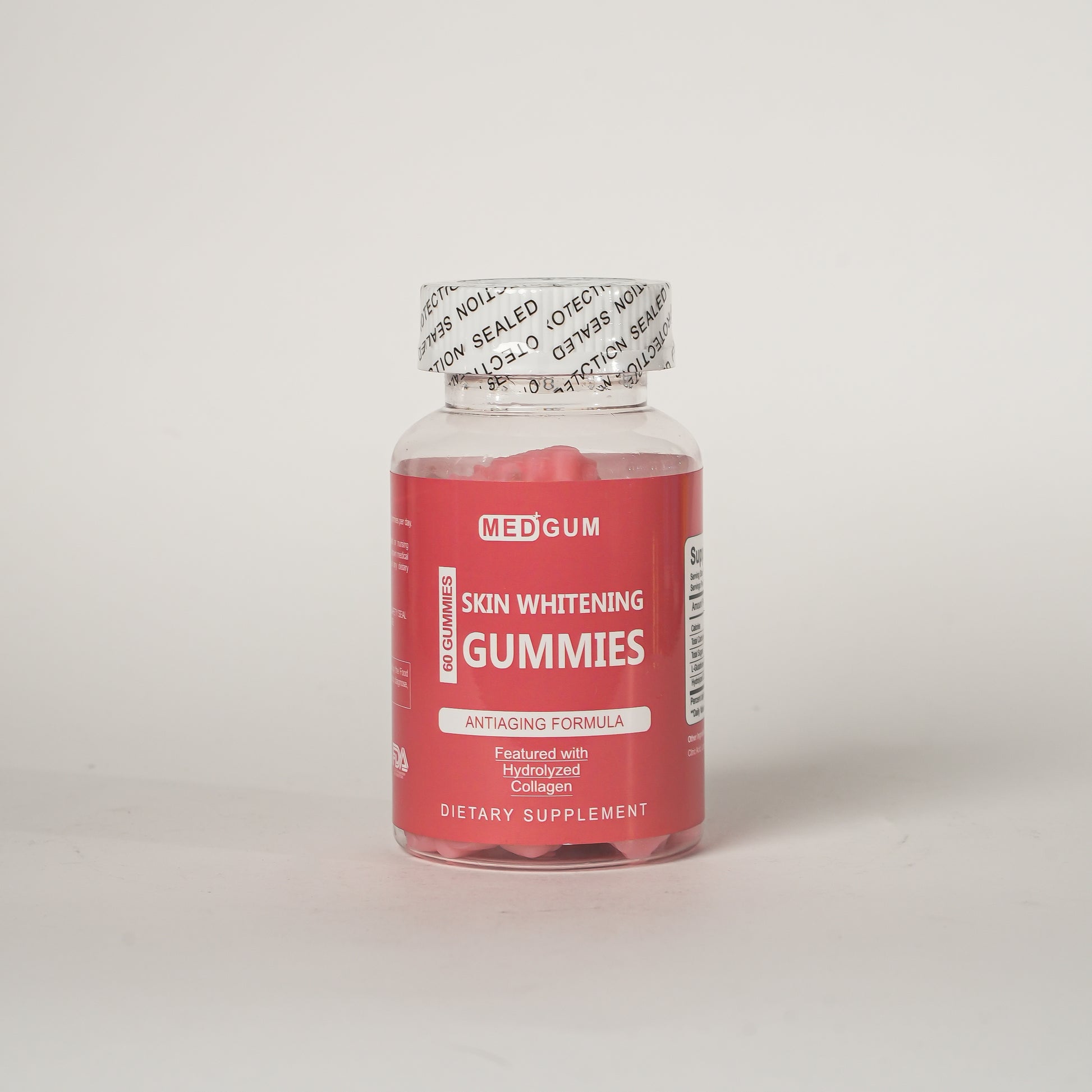 MEDGUM Skin Whitening Gummies – 60 Count