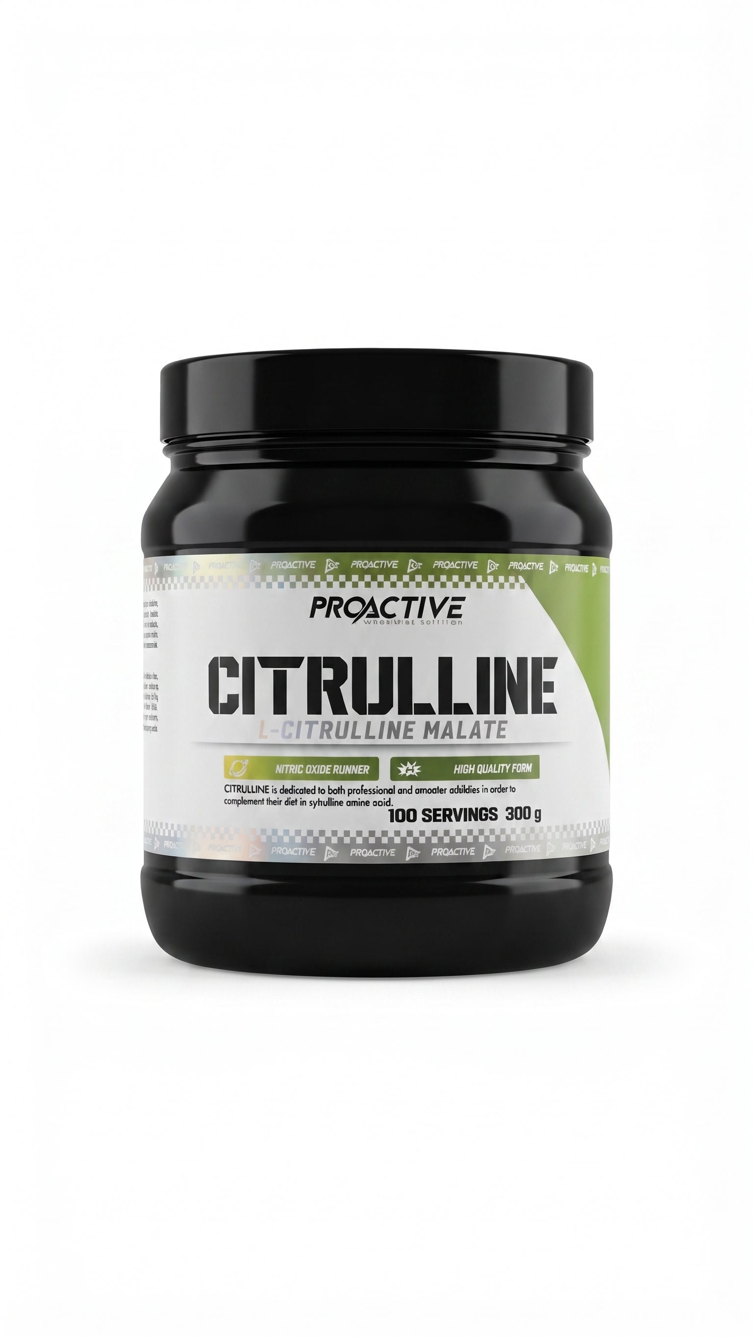 ProActive Citrulline Malate | L-Citrulline Nitric Oxide Booster (300g / 100 Servings)