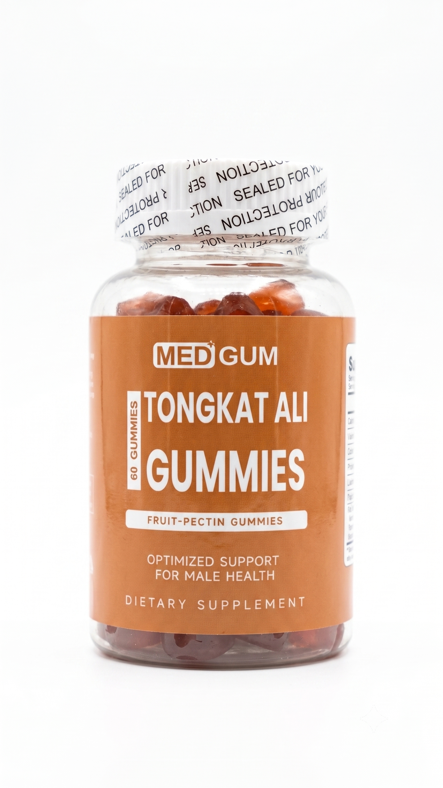 MED GUM Tongkat Ali Gummies for Male Health – 60 Count
