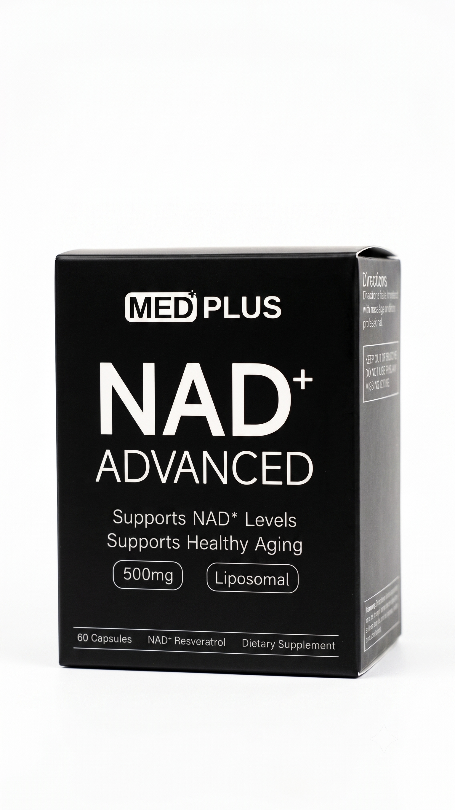 MED PLUS NAD+ Advanced Liposomal 500mg – 60 Capsules